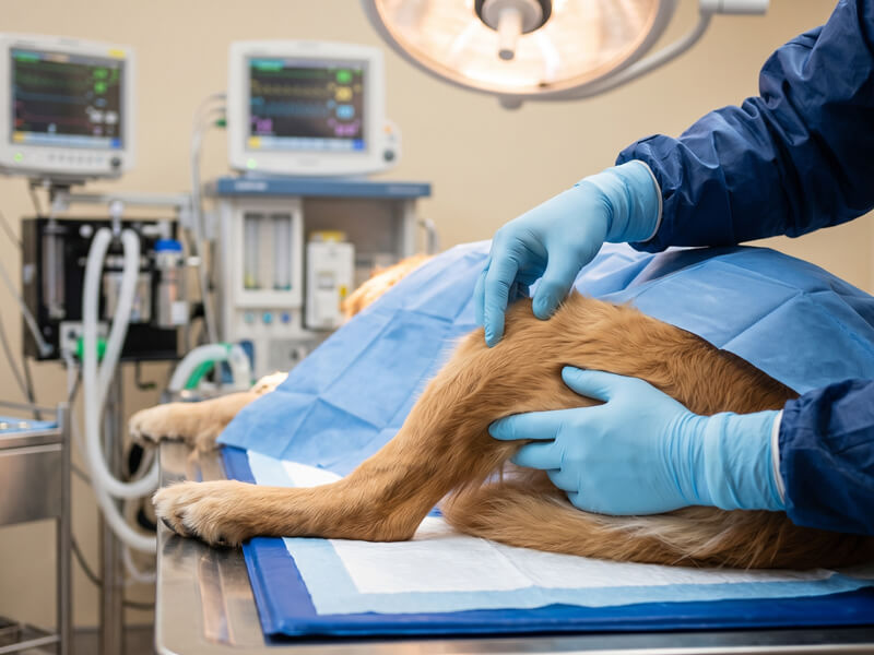 Orthopedic veterinary surgery at Angel City Animal Hospital